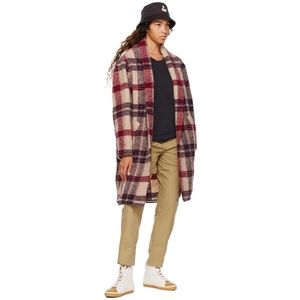 MARANT ETOILE Gabriel Checked Wool-blend Coat
